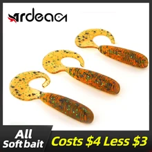 ARDEA 30pcs soft lure plastic worm lure 45mm 1g grub Silicone bait Wobblers lure Fishing Artificial Baits