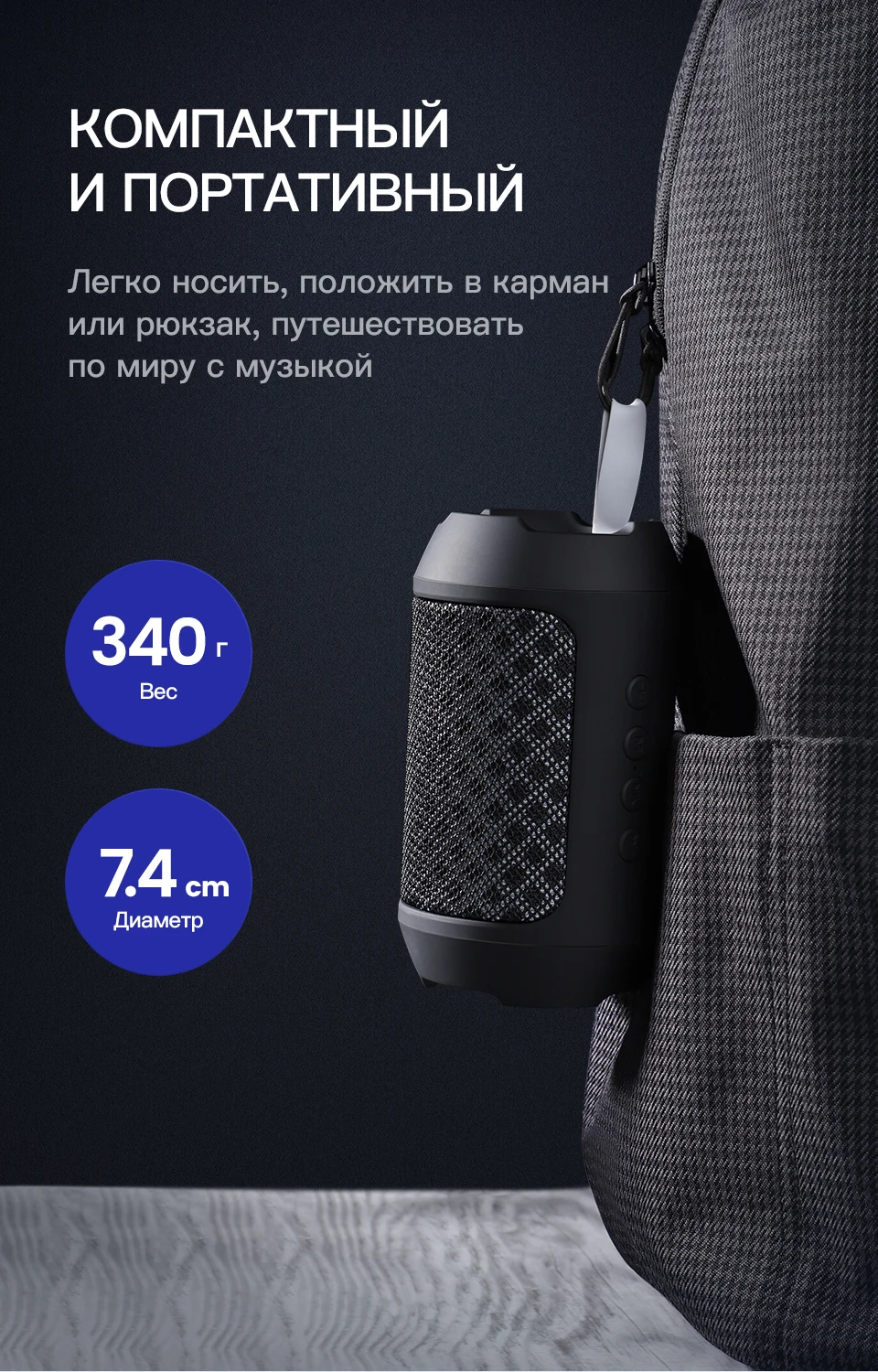 KUULAA Bluetooth динамик Портативный беспроводной громкий динамик s для телефона компьютера стерео музыки объемные водонепроницаемые напольные колонки коробка