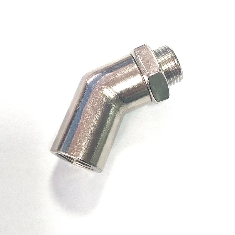 Hot Sales Short Connector 135 Degree Oxygen Sensor Interface Exhaust Pipe Extension Adapter Fitting 3