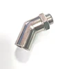 Hot Sales Short Connector 135 Degree Oxygen Sensor Interface Exhaust Pipe Extension Adapter Fitting 3