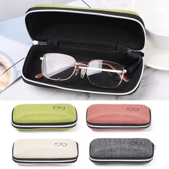 

1Pcs Hot EVA Eyewear Cases Cover Sunglasses Case For Women Fashion Glasses Box With Lanyard Zipper Eyeglass Cases Hard Protector