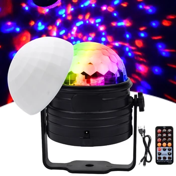 

WUZSTAR LED Disco Ball Light RGB Mini Colorful Night Lights Party DJ Decoration Lighting Effect for Home Festival