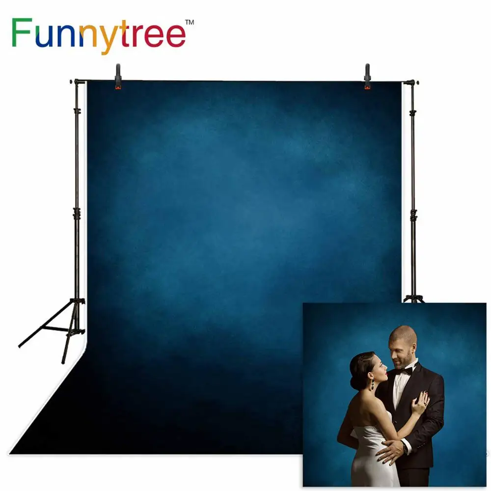Фон Funnytree для фотобудки темно-синий старинный мастер классический винтажный фон