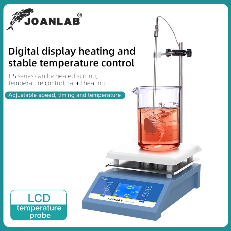 Magnetic Stirrer Hot Plate Lab Equipment Heating Stirrer Digital Display Magnetic Mixer With Stir Bar 3L 5L Liquid 220v, magnetic stirrer