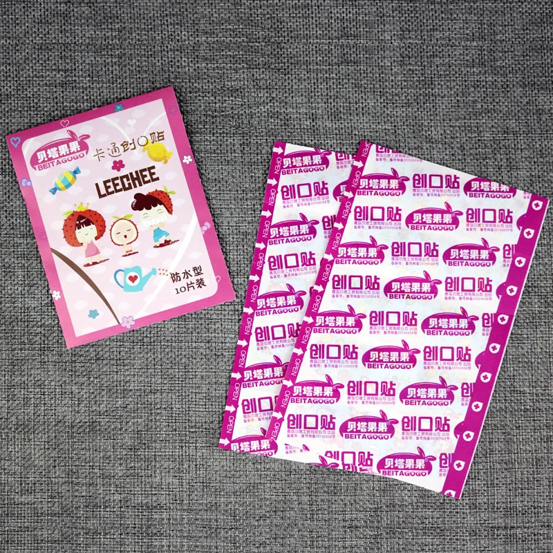 10/50/100Pcs Cartoon Waterproof Bandage Band-Aid Children Waterproof Wound Patch Hemostatic Adhesive For Kids Baby things