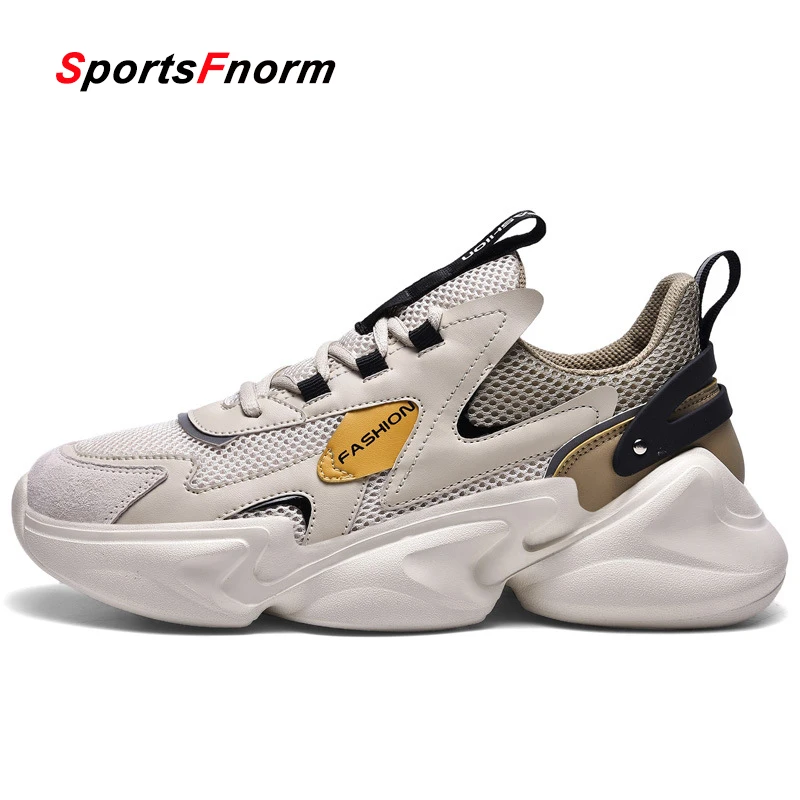 Men Dad shoes Platform Sneakers High Quality Mesh Breathable Shoes Trainers Outdoor Walking Jogging Tenis Masculino |