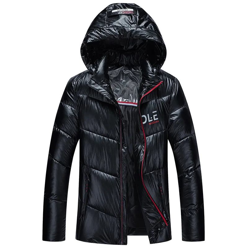 

2019 New High Quality Winter Warm Thicken Zipper Coats Men's Hooded Parkas Casual Male Slim Overcoat Jackets