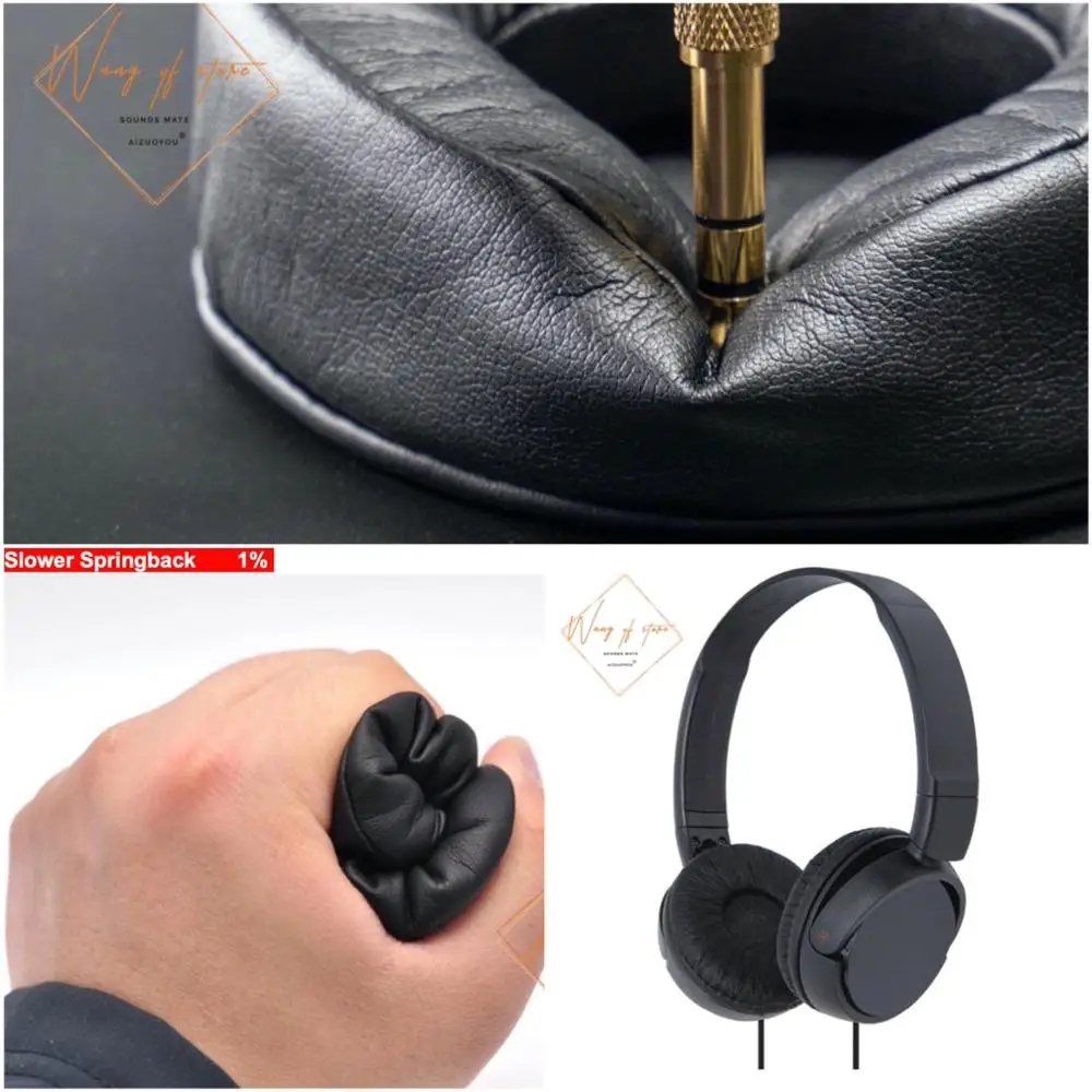 Super Thick Soft Memory Foam Ear Pads Cushion For Sony MDR ZX110 Headphone Perfect Quality Not Cheap Version