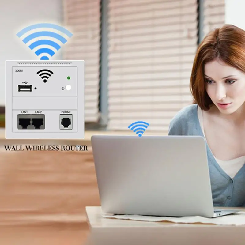 Беспроводная настенная Wi Fi панель 300 Мбит/с 220 В|Выключатели| |