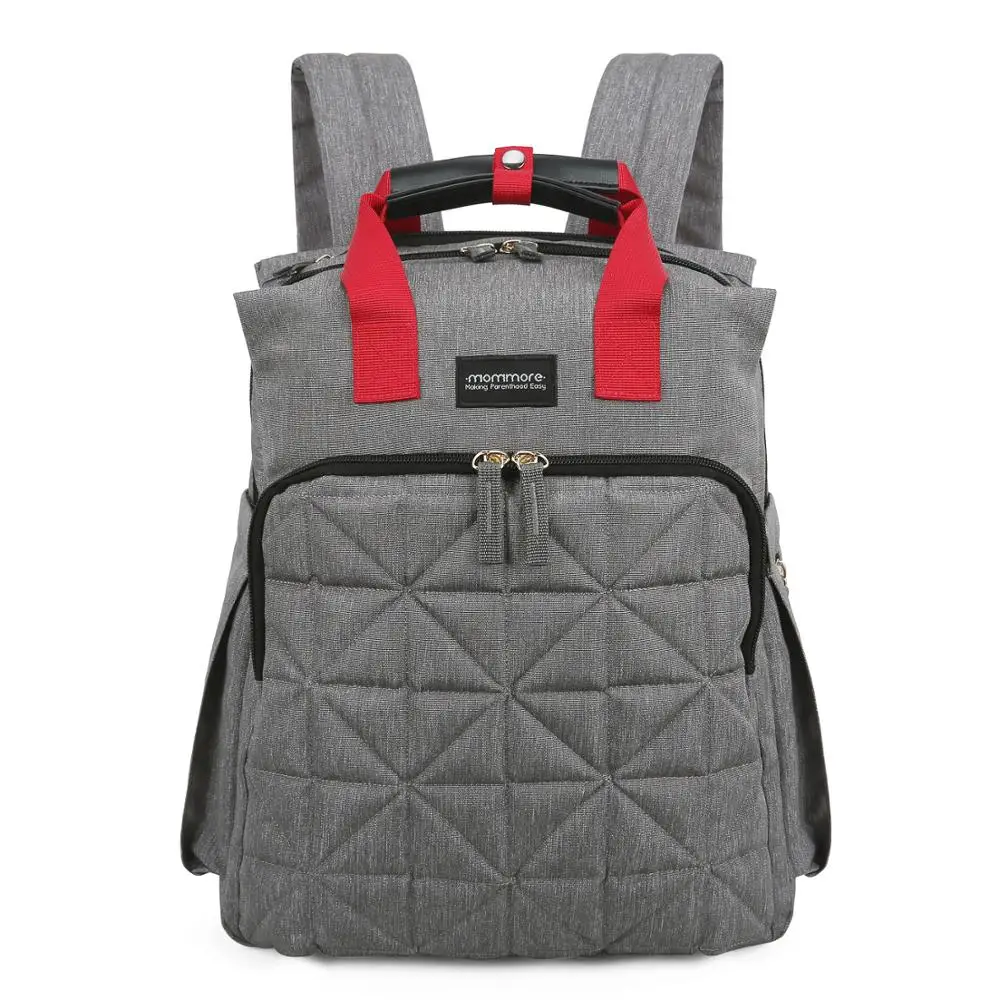 

ECOSUSI Waterproof Travel Diaper Bag with Changing Pad Baby Stroller Diaper Backpack Nursing Bag for Baby Care Wet Bag for Baby