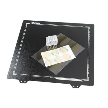 

6 Piece Set Black PEI Powder Steel Plate Magnetic Stickers 3D Printer Accessories for Prusa Anet CR-20 220mm