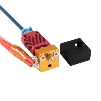 

for Creality Assembled 3D Printer Hotend with PTFE Tubing with Silicone Cover for Ender 3/Ender 3 Pro/Ender 5/Ender5 Pro