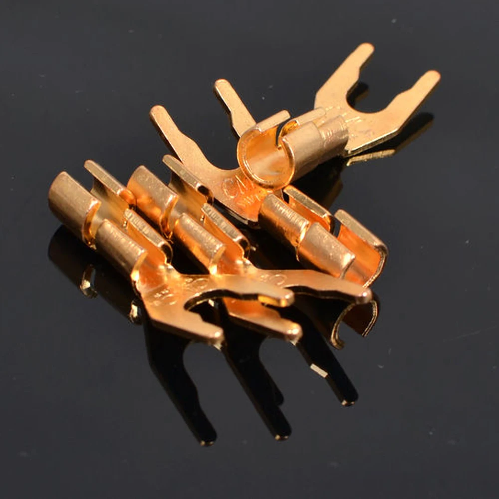 CMC 6005-CU-G Y spade speaker connectors for wire | Электроника