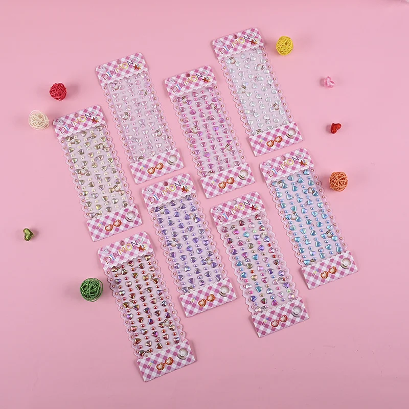 Shiny Star Crystal Diamond Sticker DIY Car Scrapbooking Mobile Phone Performing Makeup Decor Color Nail Stick Label Stationery