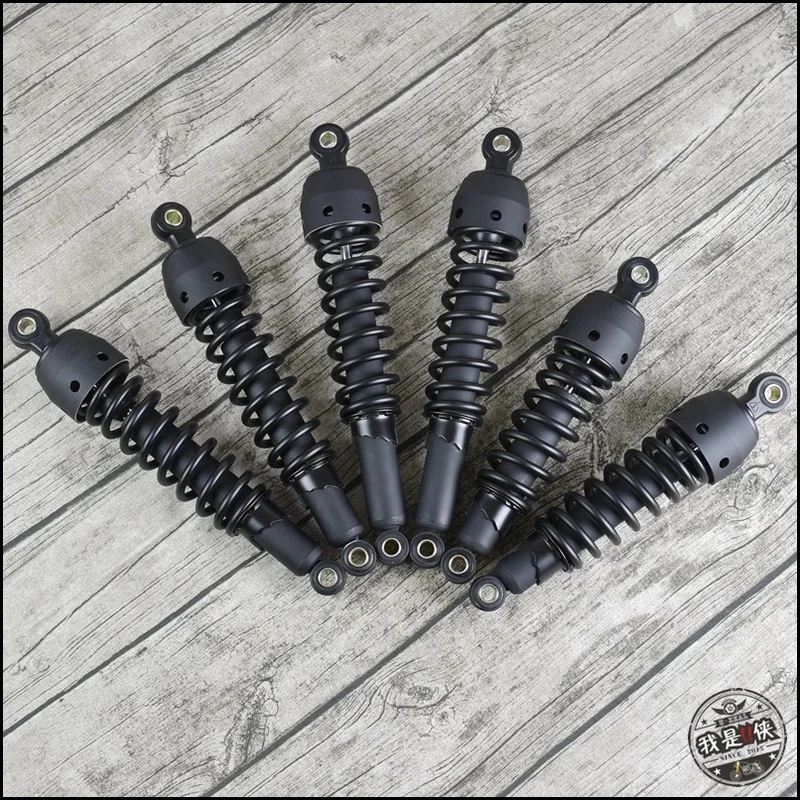 

Пружинный Универсальный черный Задний амортизатор для мотоциклов Honda, Yamaha, Suzuki, Kawasaki, ktm, BMW, 295 мм, 335 мм, 360 мм, 7,5 мм