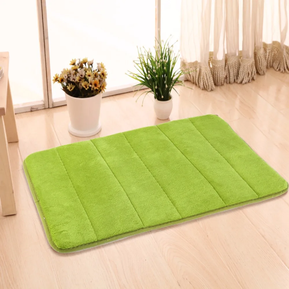 

Hot Bath Mat Bedroom Home Practical Non-Slipping Mats Memory Foam Rug Shower Carpet Pad For Bathroom Kitchen