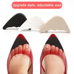1Pair Women High Heel Toe Plug Insert Shoe Front Filler Cushion Pain Relief Protector Forefoot Pad Half Feet Insoles Accessories