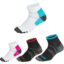 Мужские и женские Компрессионные носки для велосипедистов, спортивные носки для мужчин и женщин