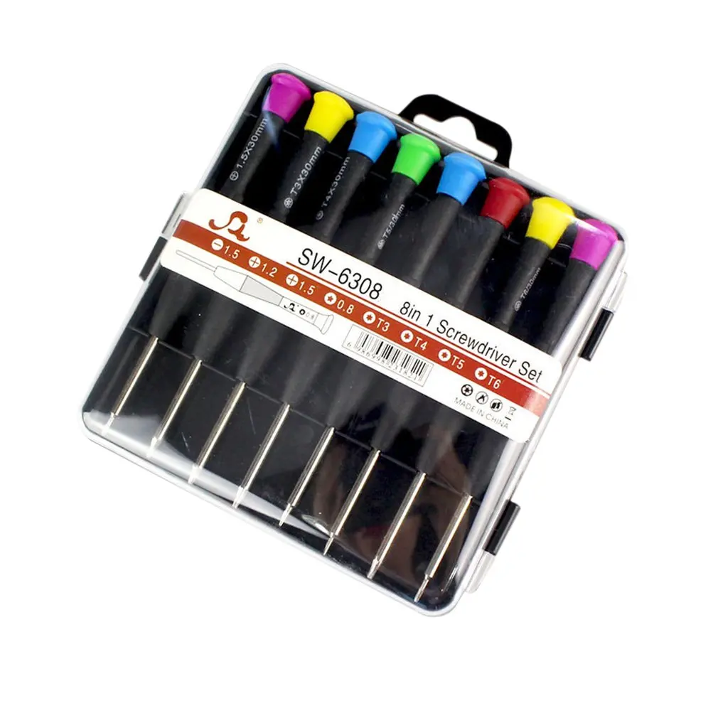

8 In 1 Torx Screwdriver Set Laptop Repair Tool Kit Multitool Hand Tools for Phone Watch Tablet PC