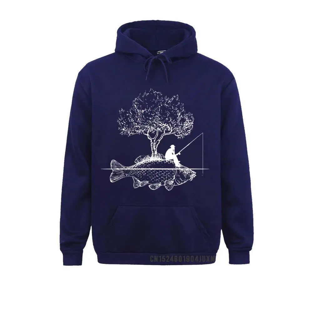 Fishing - Fish Island Art Surreal Funny Carp Fisherman Gift T-Shirt__4933 Long Sleeve Hoodies Thanksgiving Day Women Sweatshirts Casual Hoods Slim Fit Fishing - Fish Island Art Surreal Funny Carp Fisherman Gift T-Shirt__4933navy