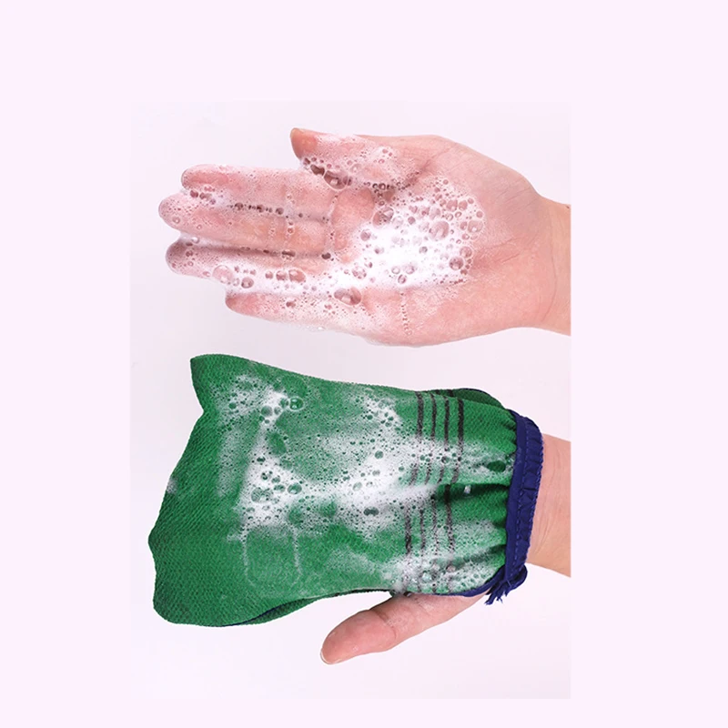 1 шт. отшелушивающая Двусторонняя перчатка для душа и спа|mitts|mitts gloves |