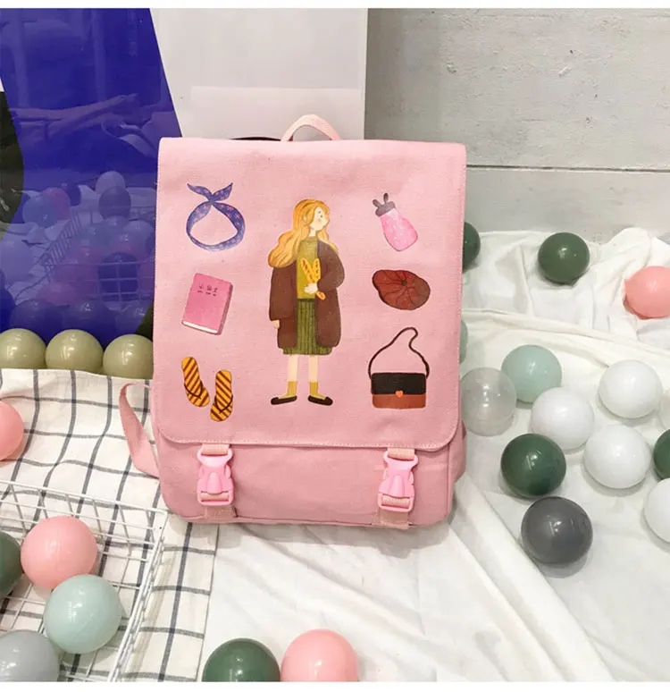 新款双肩包_秋季新款双肩包女学院风卡通休闲韩版可爱学生大容量定制---阿里巴巴_30