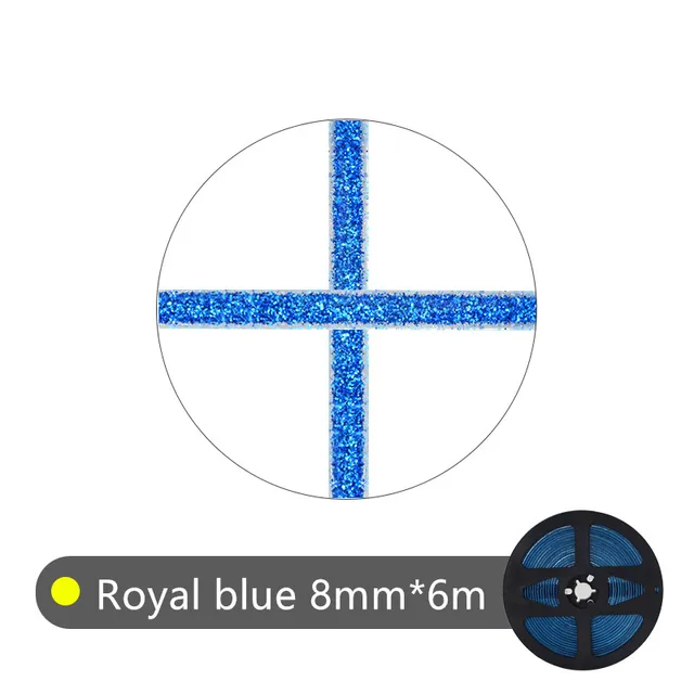 1-6M Self Adhesive Tape Waterproof Beautiful Joint Floor Seam Line Sticker Background Wall Ceiling Edge Corner Seal Home Decor Royal blue
