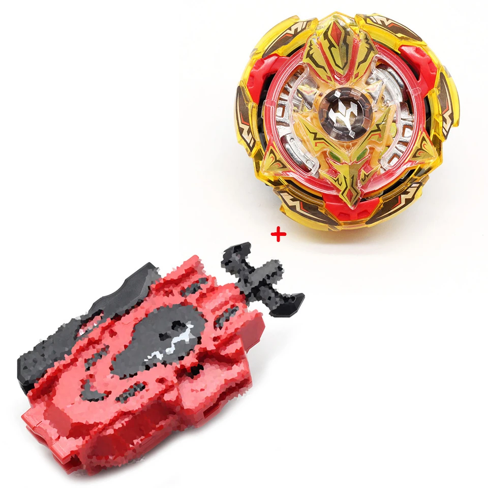 b103 Launcher Beyblade Burst B145 B144 B143 B142 B140 с левым правым двухсторонним проводным пусковым устройством металлический бустер Топ стартер гироскоп спиннинг игрушка для боя - Цвет: b103 Launcher