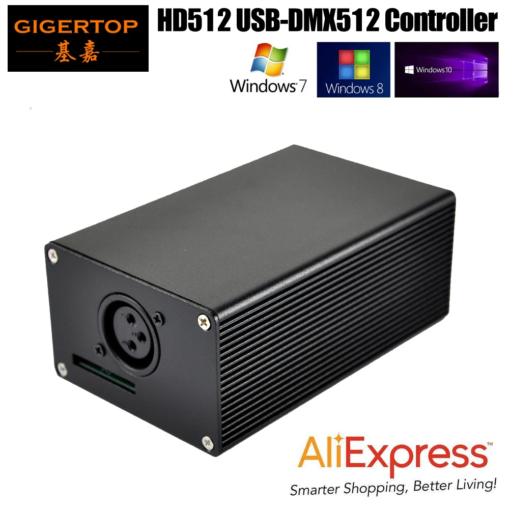 Сценический светильник HD512 DMX512 китайский универсальный USB DMX Dongle 512 каналов ПК/SD