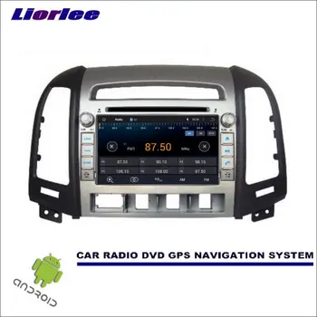 شراءنظام ملاحة Liorlee للسيارة لسيارات Hyundai Santa Fe 2006-2012 مشغل أقراص DVD CD متعدد الوسائط مزود بنظام تحديد المواقع مشغل راديو ستيريو وشاشة عالية الدقة