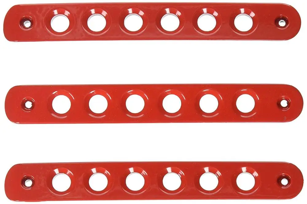 3pcs set red Черная, красная, серебряная дверная ручка Вставка Крышка для Jeep Wrangler JK 2 двери 4 двери 2007 - Цвет: 3pcs set red