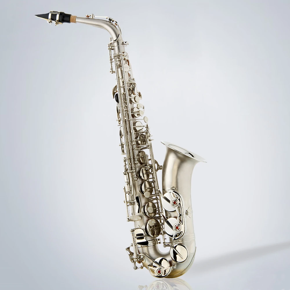 

High Grade Dotted Nickel Plated Alto Saxophone