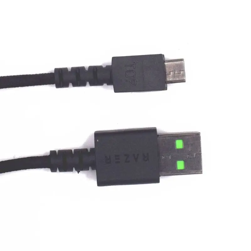 Высокое качество Прочный USB кабель с нейлоновой оплеткой USB Мышь кабельная линия для razer Мамба Беспроводной Мышь