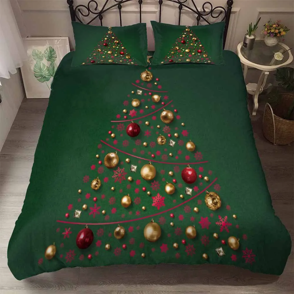 3D класса люкс домашний текстиль постельное бельё подарок на год с квадратной картиной пододеяльник Стёганое одеяло наволочка 2/комплект из 3 предметов, подарок для детей