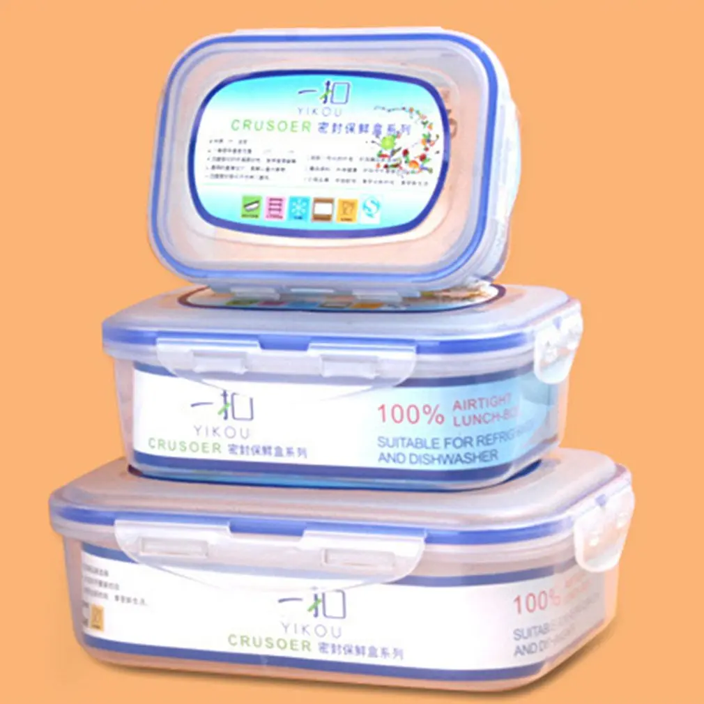 

Microwave Lunch Box Independent Lattice For Kids Bento Box Food Container