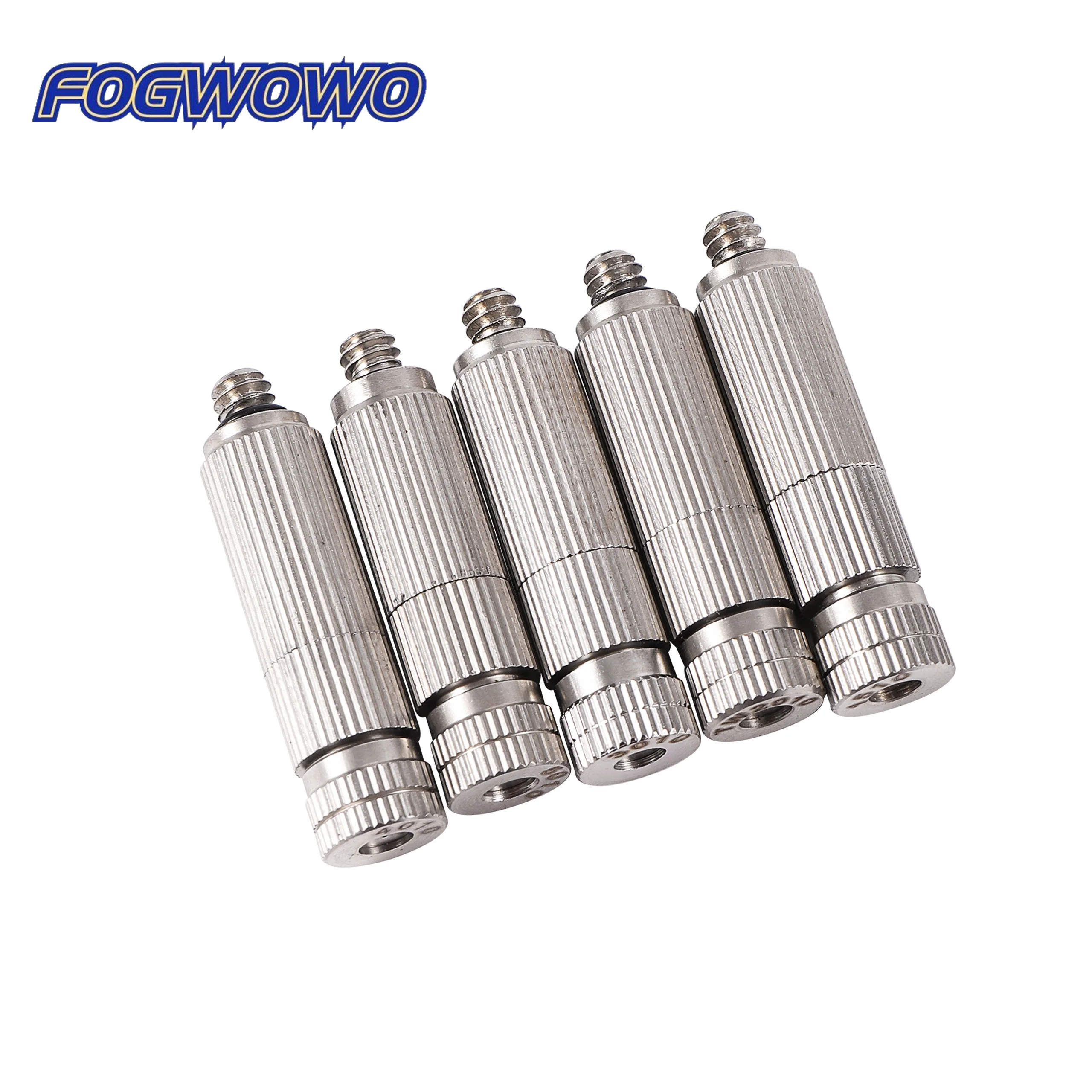 

60PC High-pressure atomizing nozzle 3/16" stainless steel outdoor atomizing nozzle0.15~0.5 mm for irrigation, humidification