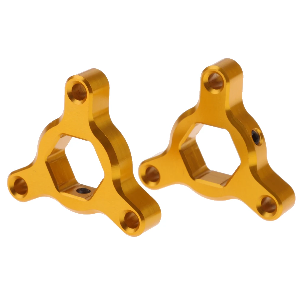 Pair Motorcycle CNC Front Hexagon Anodized Fork Preload Adjusters 14mm for Yamaha MT-09 Tracer/ Tracer 900 2015-2016