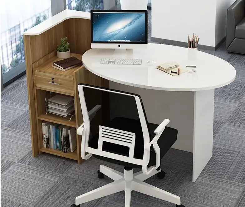 Small front desk desk cashier counter bar shop creative simple modern small commercial clothing store counter reception