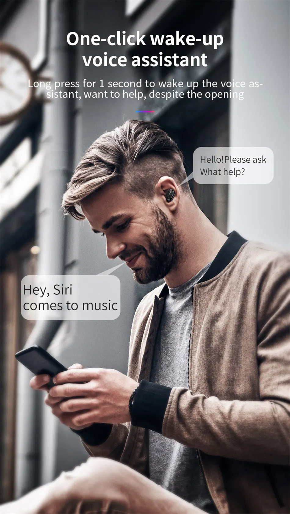Xiaomi Baseus W01 TWS Bluetooth наушники беспроводные наушники Bluetooth 5,0 стерео наушники с HD микрофоном для телефона