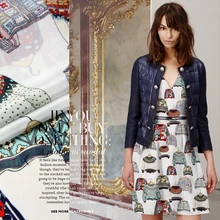 135 см в ширину принтованная шелковая ткань метр 12 мм крепдешин шелковая ткань микро-перспективная креповая ткань оптом шелковая ткань