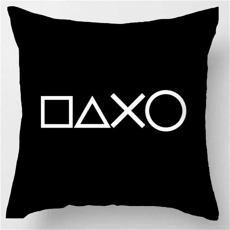 Черное художественное оформление пуговицы для Playstation Чехол Подушка новинка