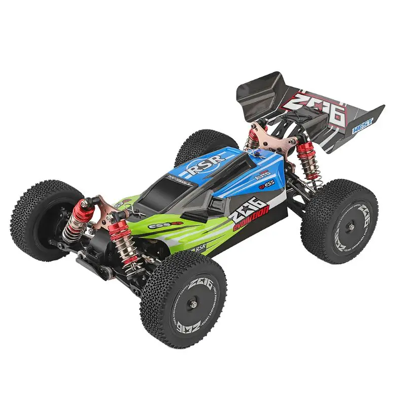 Order  2.4GHz RC Car Scale Drift Racing Cars 4WD for WLtoys 1/14 144001 RTR Metal Chassis Hydraulic Shock 