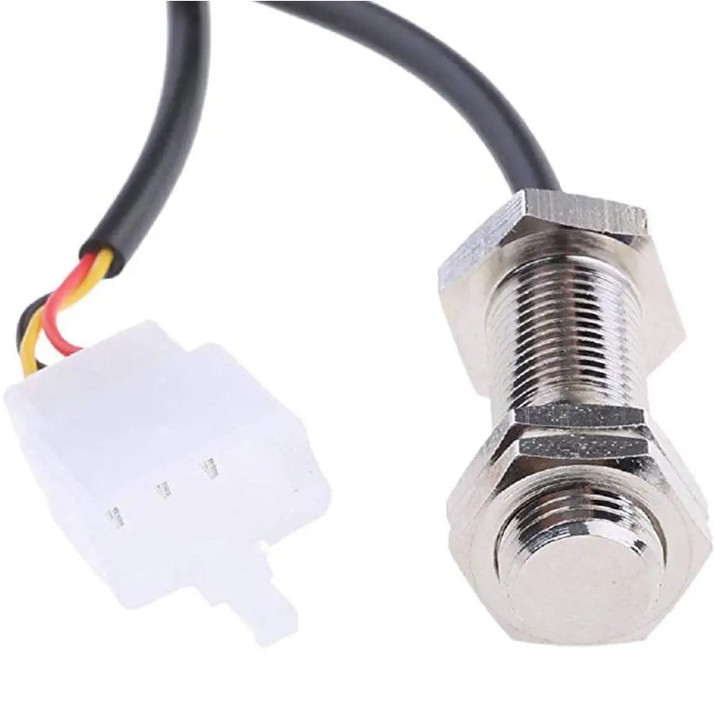 Motorcycle odometer sensor Speed sensor Motorcycle Odometer Sensor Cable Scooter Durable Digital Speedometer Magnetic Sensor Replacement Kit With 2 Magnets