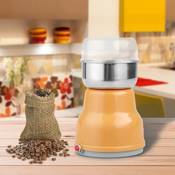 

Electric Stainless Steel Coffee Bean Grinder Home Grinding Milling Machine Coffee Accessories Eu Plug