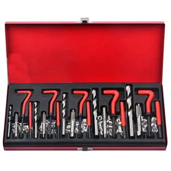 

131-Piece Thread Press-Up Kit Set Garage Tool Thread Repair Tool
