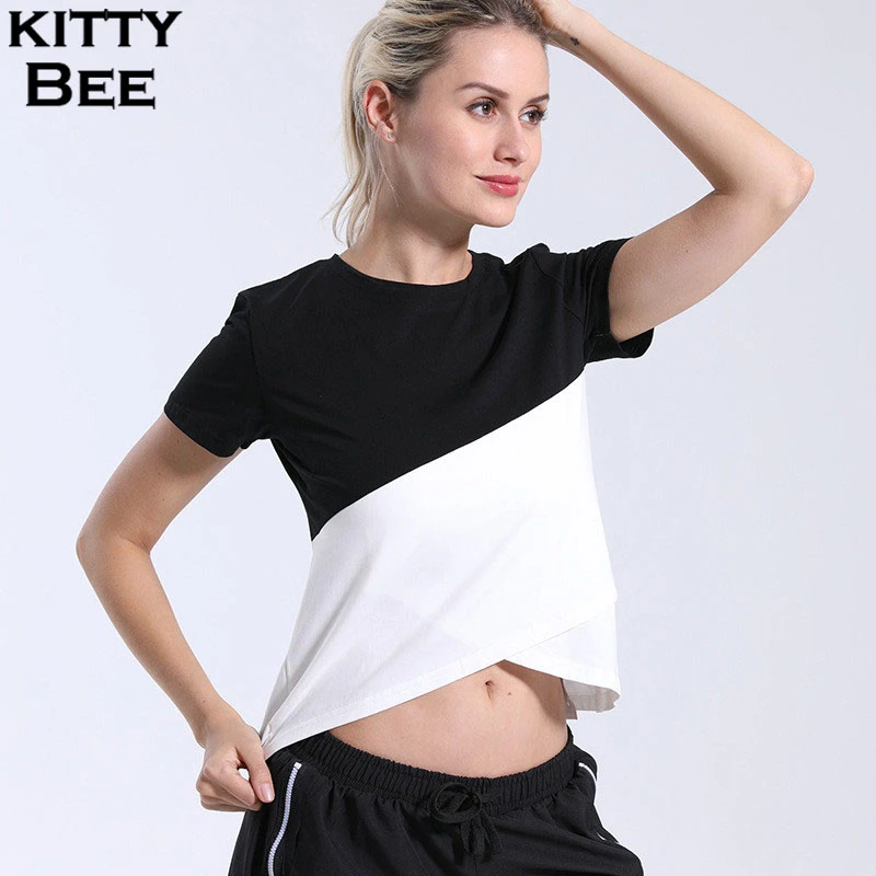 Спортивная рубашка женская для йоги майка тренажерного зала женский дышащий Топ