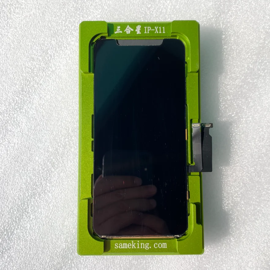 Sameking 2 в 1 ламинированная форма для iphone xs max выравнивание ламинирование x/xs