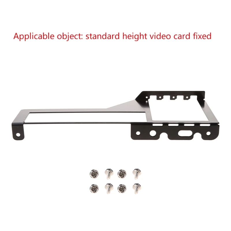 Universal VGA Card Bracket with Multi-Hole Support for Efficient Computer Cooling Description Image.This Product Can Be Found With The Tag Names Computer Cables Connecting, Computer Peripherals, Graphics vga card bracket holder, PC Hardware Cables Adapters