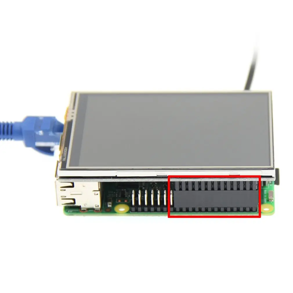 3,5/4,0 дюймов MHS TFT GPIO ЖК-дисплей с поддержкой сенсорной панели 125 МГц SPI вход для Raspberry Pi