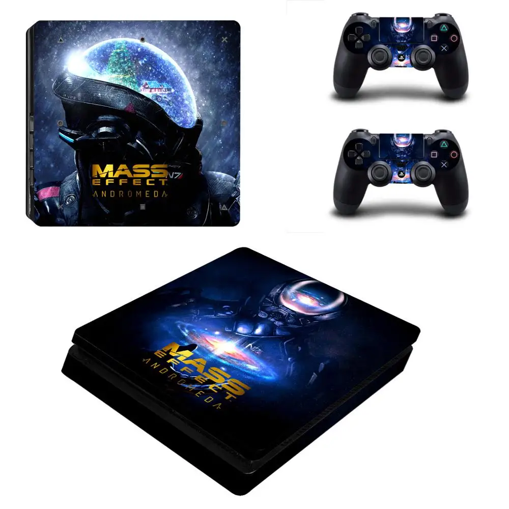 YSP4S-1135 Mass Effect PS4 Slim sticker s PS 4 Play station 4 Slim Skin sticker Pegatinas для playstation 4 Slim консоли и контроллера - Цвет: YSP4S-1135